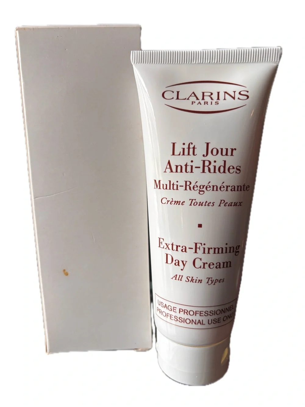 Clarins Extra-Firming Day Cream- All Skin Types- Salon Size. 3.5 oz